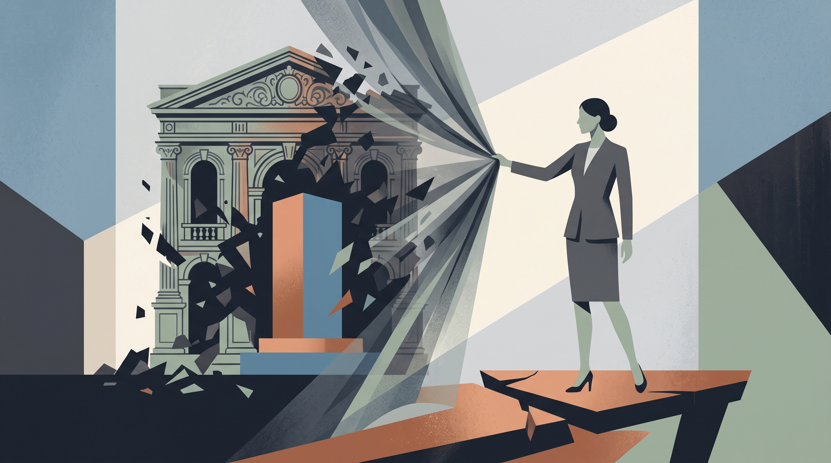 As crises retiram os disfarces