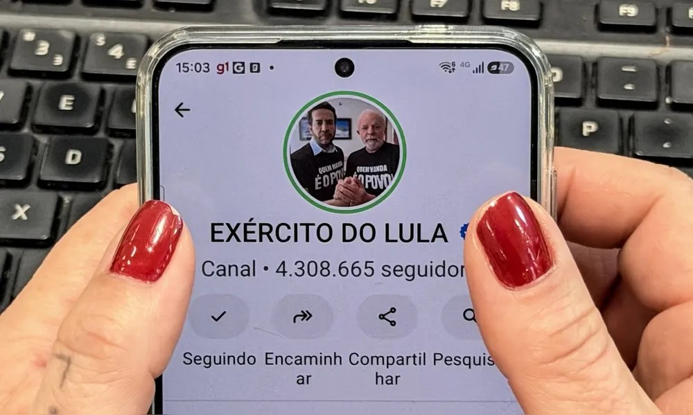 Canal 'Exército do Lula' é suspenso pelo TSE. 'Tropa do Flávio' segue ativo
