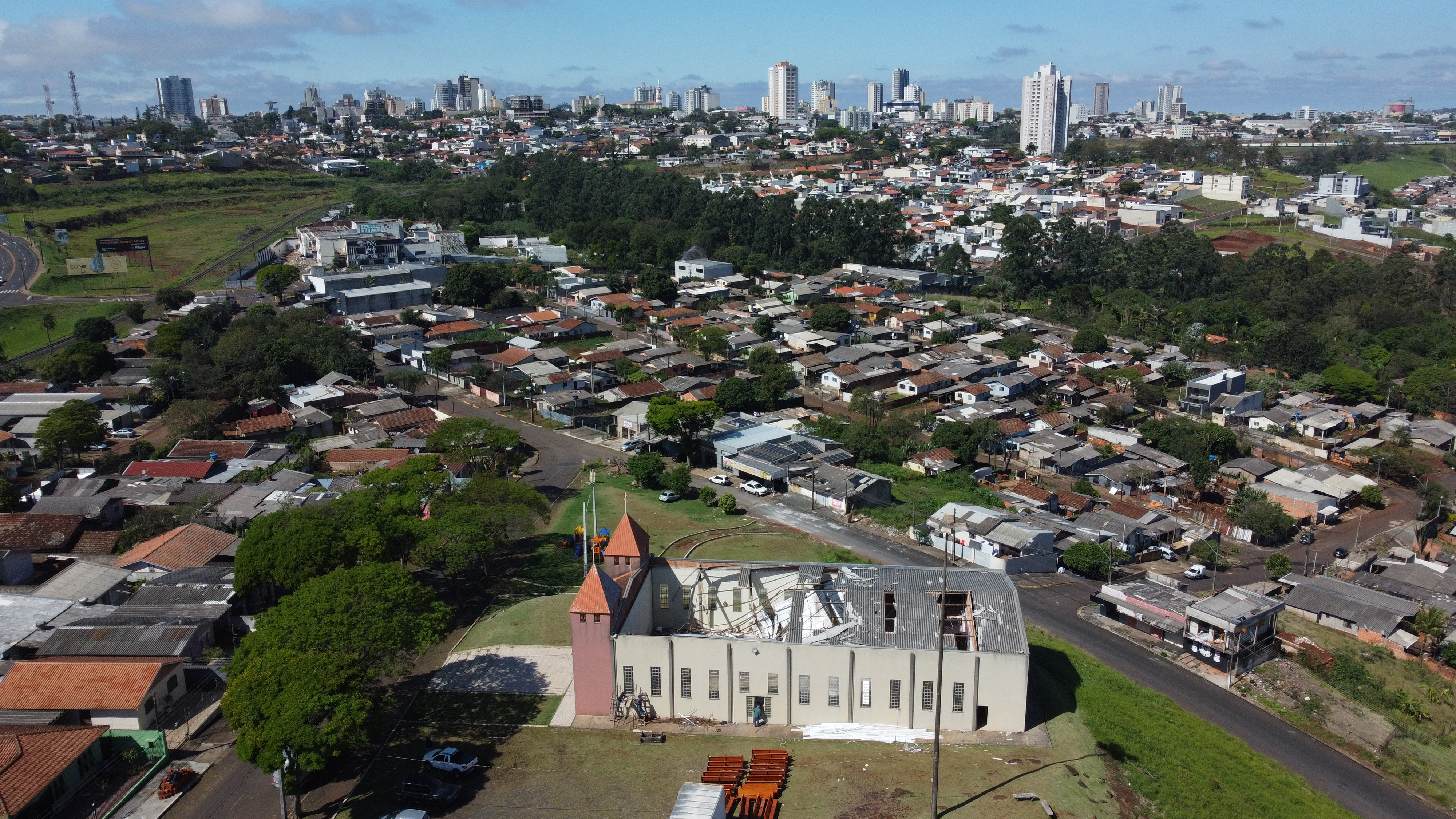 Cinco mil residências foram atingidas pelo temporal em Apucarana