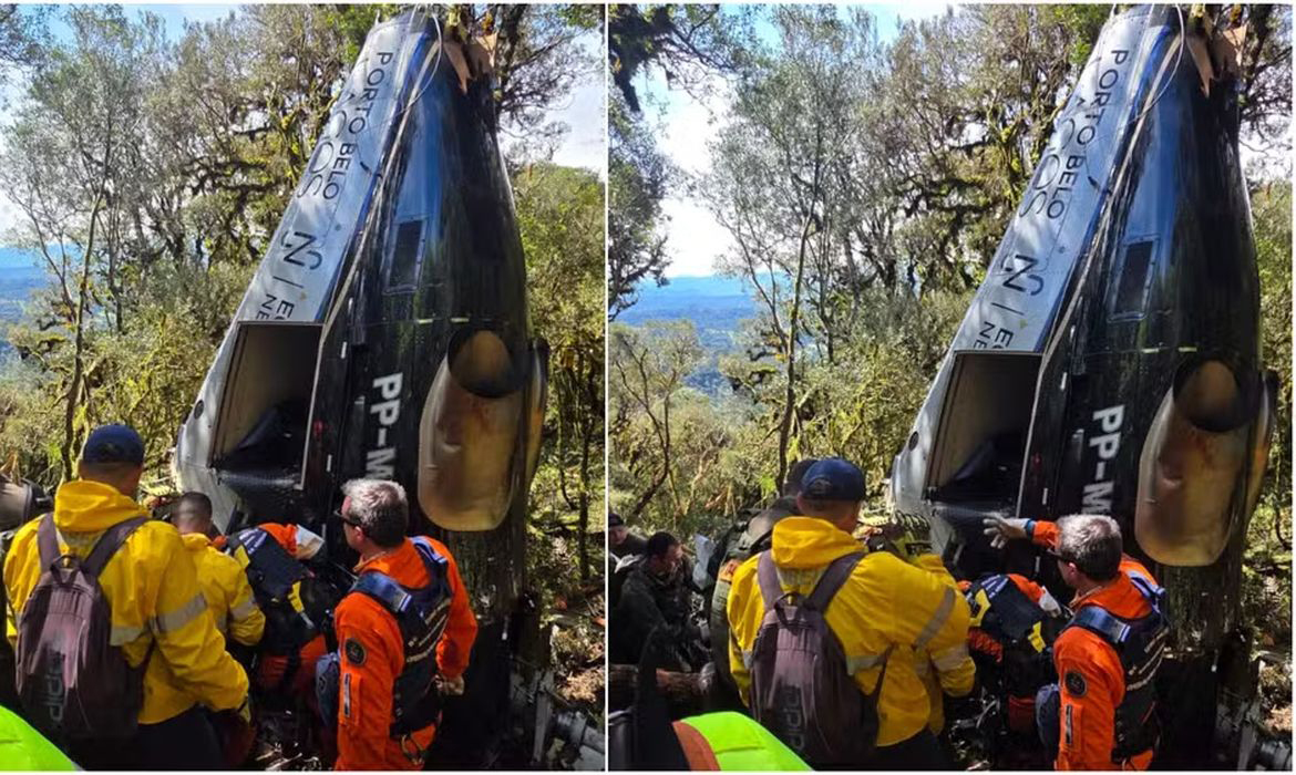 Corpos de vítimas de acidente de helicópetro são liberados