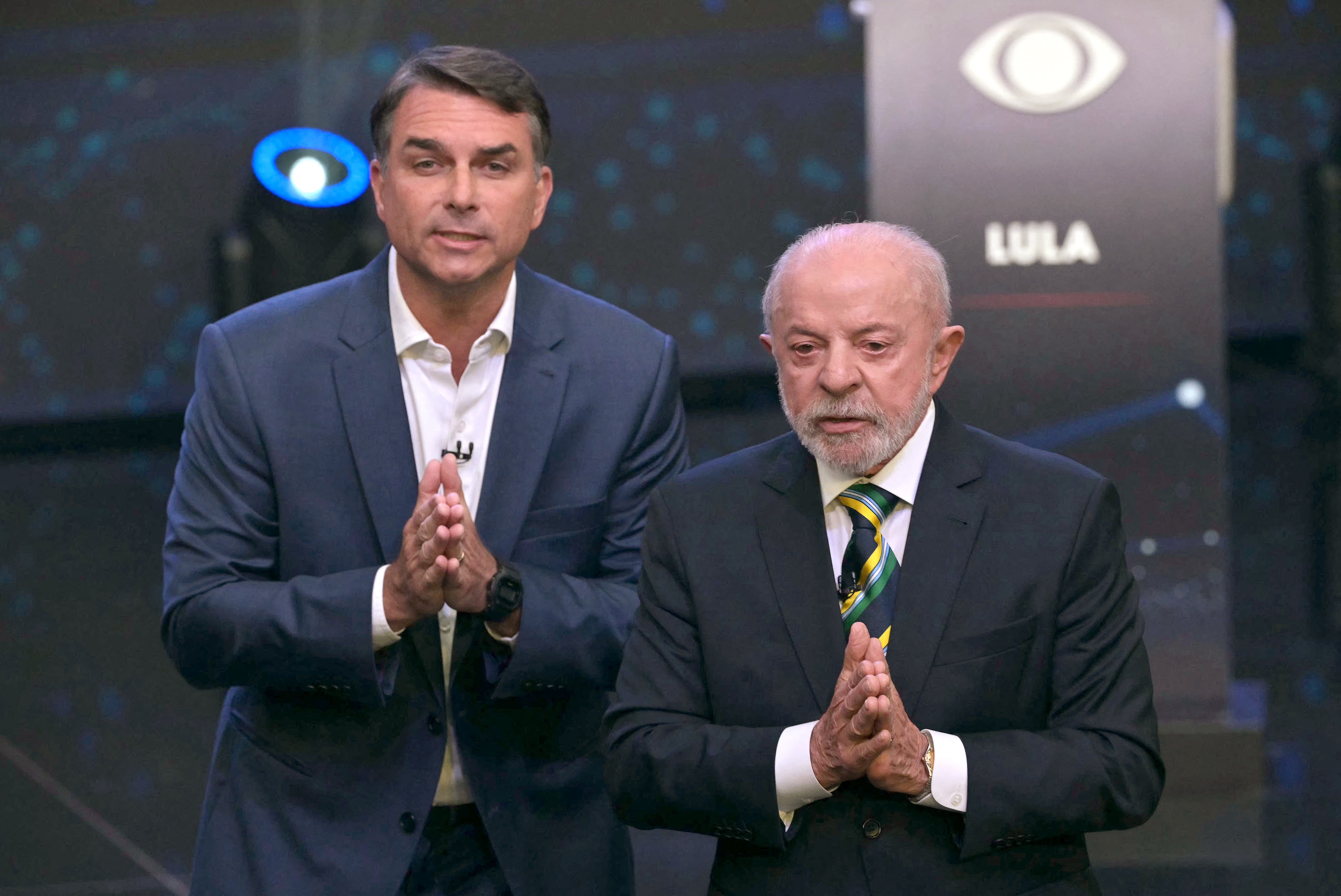 'Miliciano', 'corrupto': Lula e Flávio trocam insultos no primeiro debate eleitoral