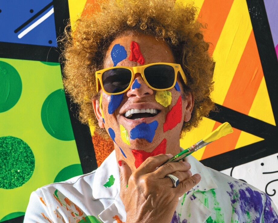 O artista pernambucano Romero Britto lança autobiografia