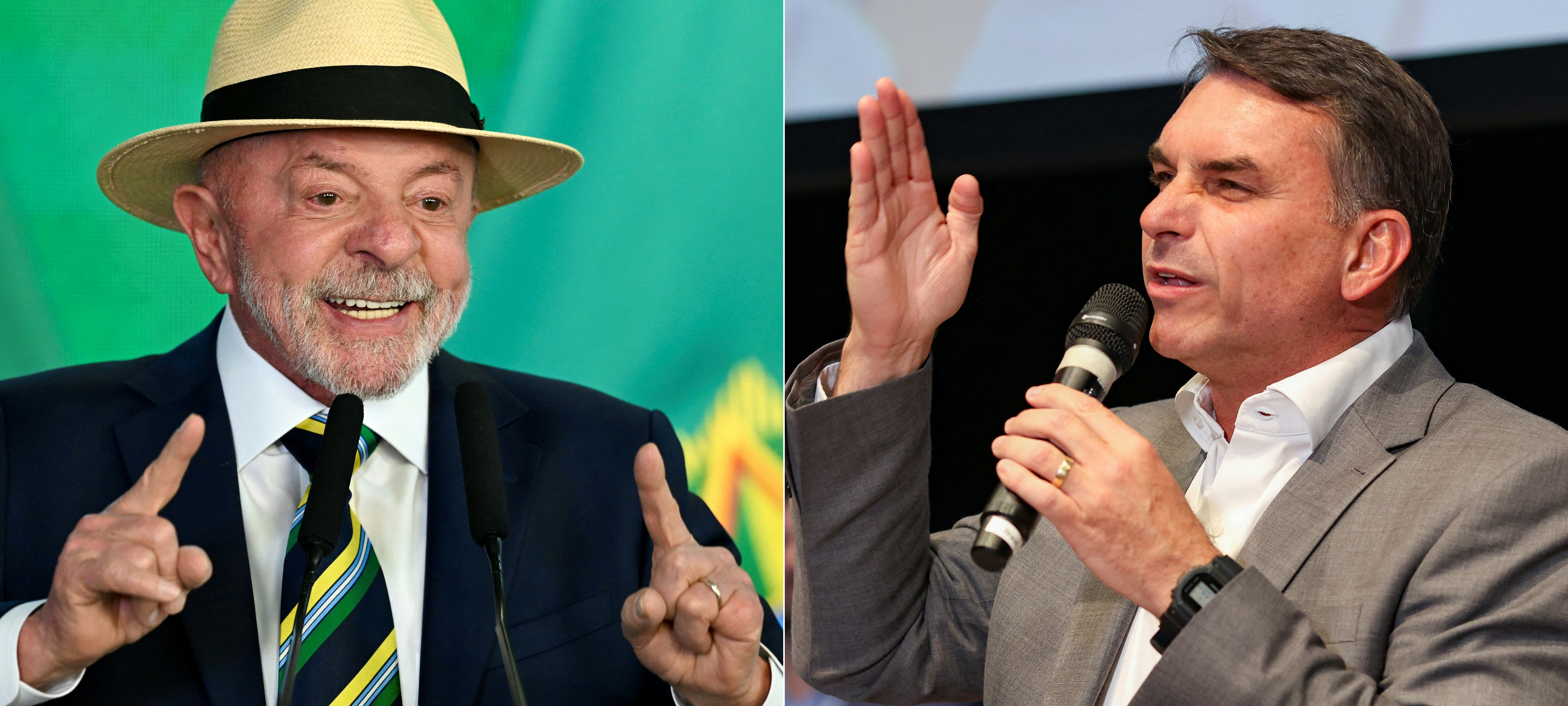 Pesquisa Datafolha mostra Flávio e Lula empatados tecnicamente