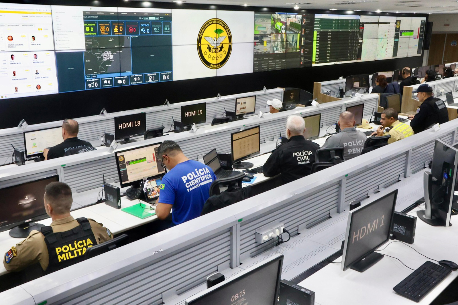 PR mantém planejamento integrado de segurança para o 2º turno das eleições