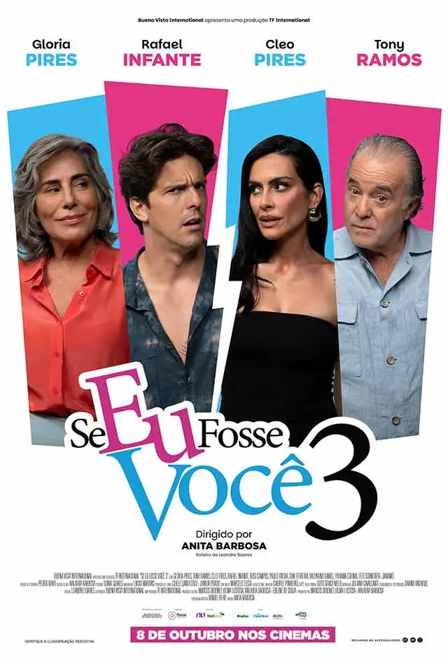'Se Eu Fosse Você 3' chega aos cinemas de Londrina
