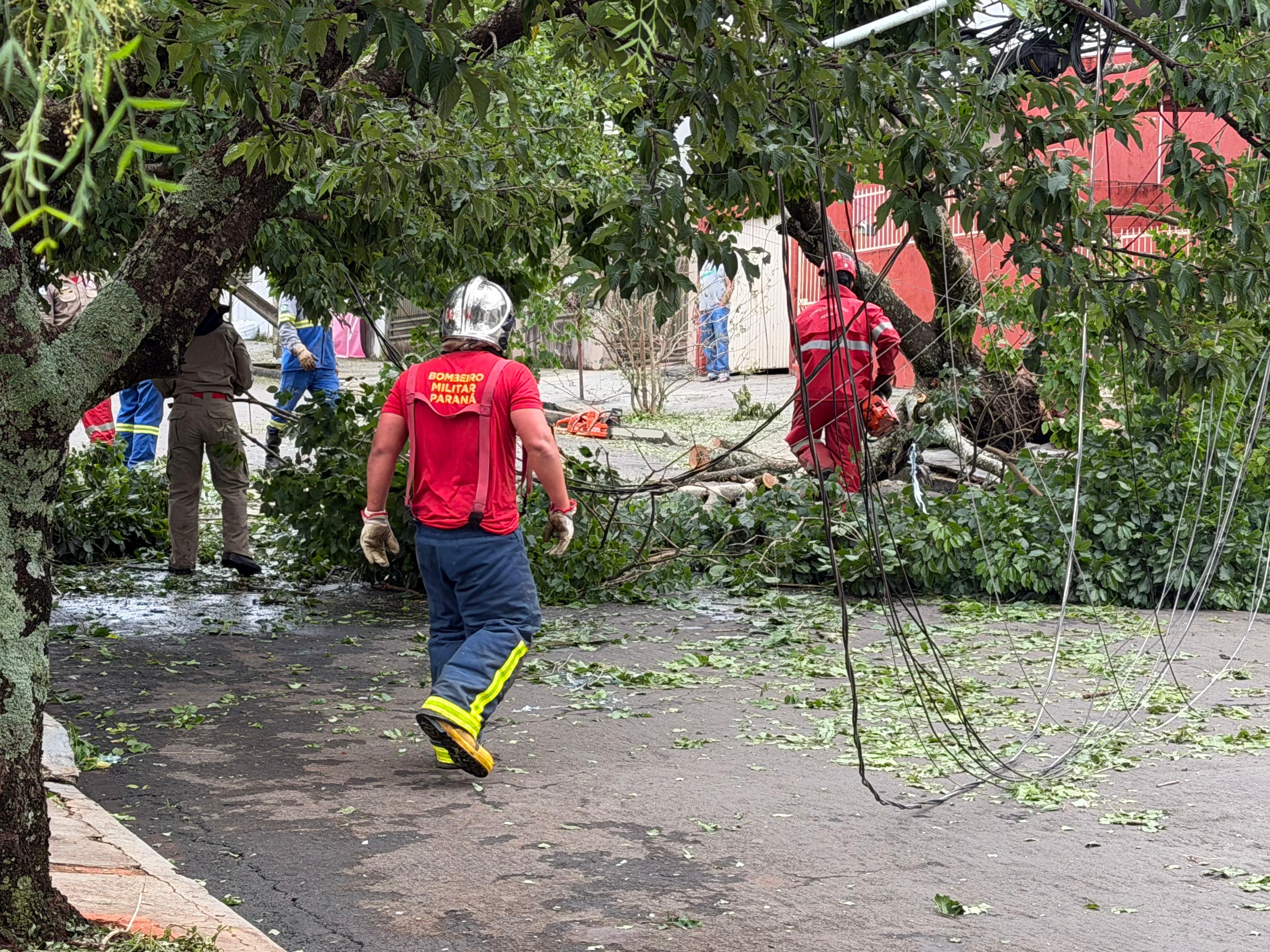 Simepar aponta ocorrência de downburst na noite de segunda em Apucarana