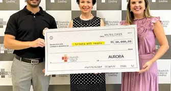 Aurora Shopping entrega doação ao Hospital do Câncer