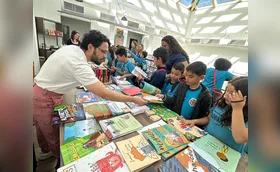 Alunos da rede municipal na Semana Literária do Sesc