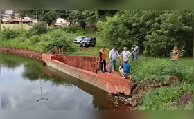 Barragem da nascente do Cabrinha está comprometida após vazamento