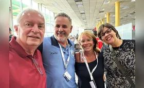 No evento de odontologia no navio