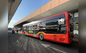 Ônibus elétrico é testado no transporte coletivo de Londrina