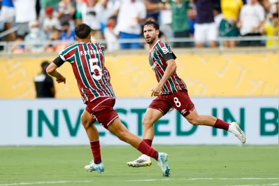 Martinelli fez o primeiro gol do Fluminense contra o Al Hilal