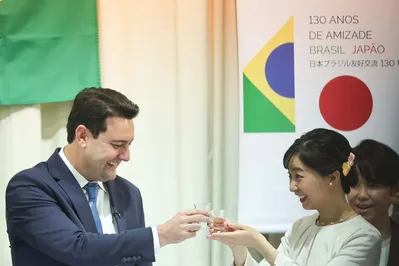 Imagem ilustrativa da imagem Governador se reúne com princesa Kako em Londrina