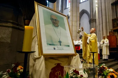 Homenagem ao papa Francisco, na cidade de São Paulo