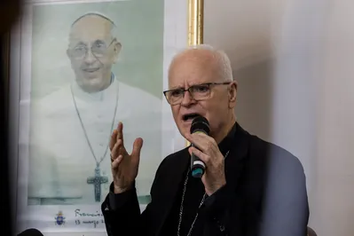 SSÃ£o Paulo (SP), 21/04/2025 - Cardeal Odilo Pedro Scherer, arcebispo de SÃ£o Paulo, preside missa em sufrÃ¡gio do Papa Francisco que faleceu nesta segunda-feira.
Foto: Paulo Pinto/AgÃªnciaÂ Brasil