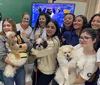 Cães terapeutas ajudam alunos a enfrentar a maratona de provas
