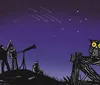 Londrinenses saem à noite para 'caçar meteoros'