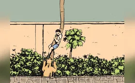 A leoa e o rapaz em surto: dois prisioneiros