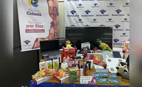 Receita Federal direciona itens apreendidos a entidades que acolhem vítimas de violência