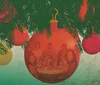 Lembranças de Natal desembrulhadas no presente