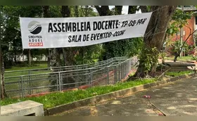Com aulas paralisadas, professores votam possível greve na quinta