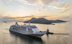 Navio de cruzeiros traz turistas estrangeiros ao Litoral do PR