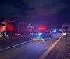 Colisão em Rolândia envolve ônibus, caminhão e carros de passeio