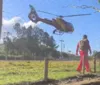 Helicóptero dos bombeiros intensifica busca por Ana Paula em Sapopema