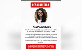 Bombeiros seguem em busca de jovem que desapareceu em Sapopema