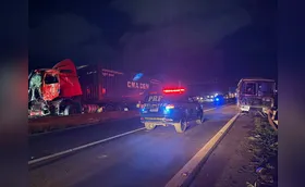 Colisão em Rolândia envolve ônibus, caminhão e carros de passeio