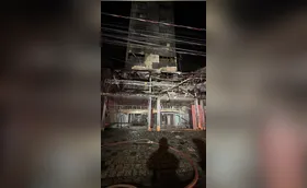 Incêndio no Centro de Curitiba deixa dois idosos mortos e um ferido