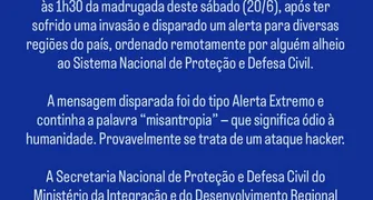 Alerta falso da Defesa Civil assusta moradores do Paraná e outros estados
