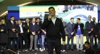 PSD aciona Moro na Justiça por uso da imagem de Ratinho Jr em evento
