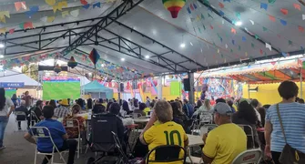 Quermesse reúne torcedores no santuário da vila Nova