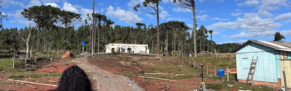 Imagem ilustrativa da imagem Com ventos de até 200km/h, tornado categoria F2 atinge município de Reserva