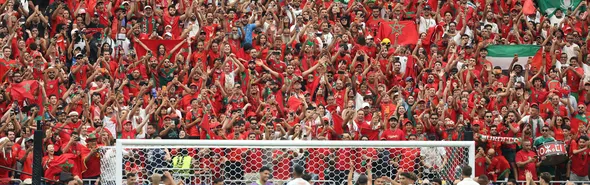 Imagem ilustrativa da imagem Marrocos vence Canadá e vai às quartas de final da Copa do Mundo