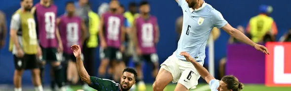 Imagem ilustrativa da imagem Uruguai empata com Arábia Saudita na estreia na Copa do Mundo