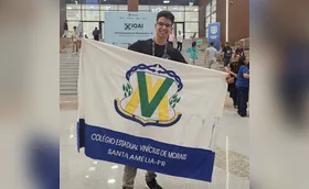 Jovem de Santa Amélia participa de Olimpíada de IA no Cazaquistão
