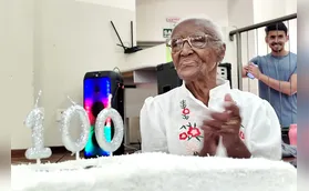 Maria Alves comemora 100 anos com bolo e homenagens em Londrina