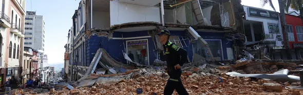 Imagem ilustrativa da imagem Forte terremoto na Colômbia deixa 111 mortos e 87 feridos