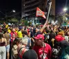Apoiadores comemoram vitória de Lula em Londrina