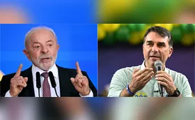 Flávio se apega à emoção e  Lula em atos do governo na despedida na TV