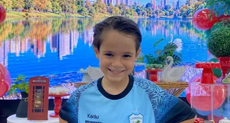 Aos 7 anos, menino transforma Londrina em tema de aniversário