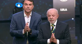 'Miliciano', 'corrupto': Lula e Flávio trocam insultos no primeiro debate eleitoral