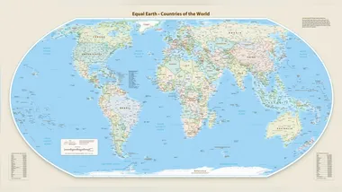 Representação atualizada dos continentes: segundo a União Africana, os mapas são uma ferramenta educacional que “molda a percepção do mundo e o imaginário coletivo dos povos”