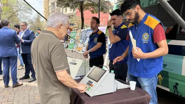 Marcos Nascimento, servidor do TRE-PR, auxiliou Izaías Moraes na simulação do voto no 1º turno