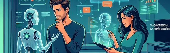 Imagem ilustrativa da imagem A IA já virou a terceira pessoa dos relacionamentos?
