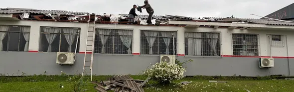Imagem ilustrativa da imagem Duas cidades são atingidas por tornados no Paraná