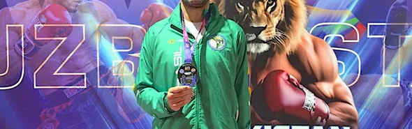 Imagem ilustrativa da imagem Guilherme Belarmino é vice-campeão da Copa do Mundo de Kickboxing