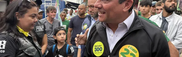 Imagem ilustrativa da imagem Moro mira vitória no 1º turno e promete mais indústrias para Londrina